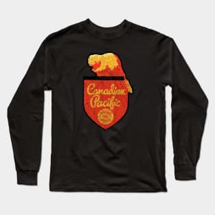 Vintage Canadian Beaver Long Sleeve T-Shirt